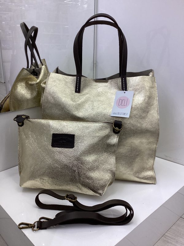 Shopper laminata oro - immagine 2