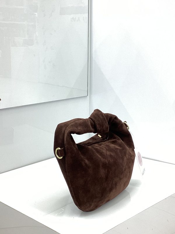 Borsa Nodo Suede testa di moro - immagine 3