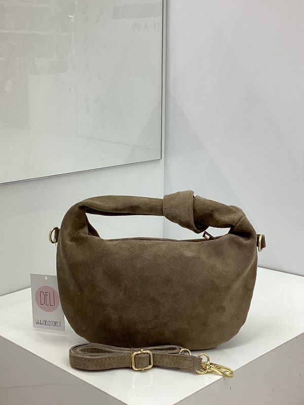 Borsa Nodo Suede taupe - immagine 2