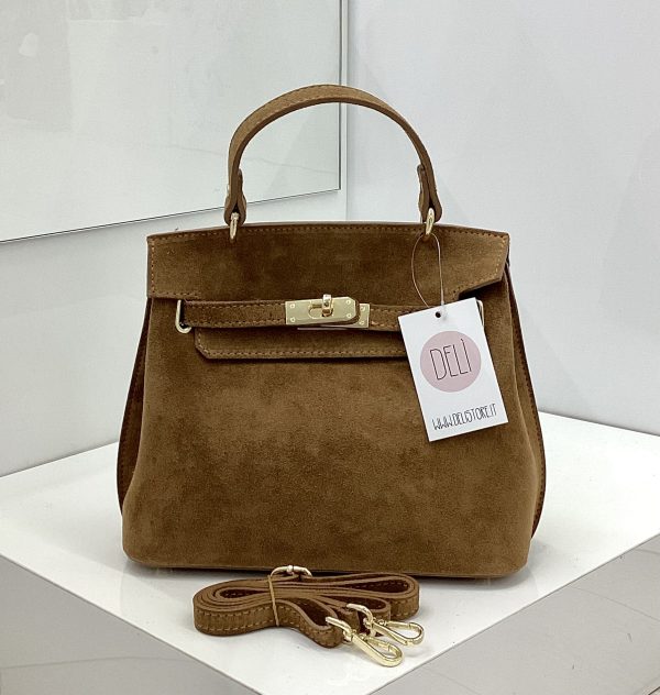 Borsa Chiara Suede cuoio - immagine 2