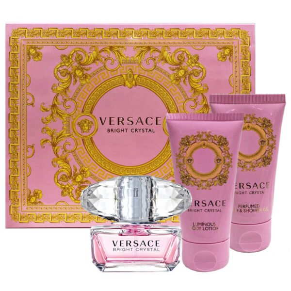 Versace Bright Crystal 50ml+Body Lotion 50ml+Shower Gel 50ml